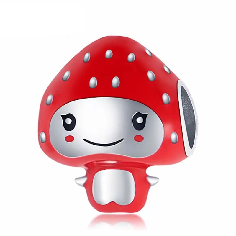 Hạt Charm Bạc 925 Hình Mickey Dùng Làm Trang Sức DIY