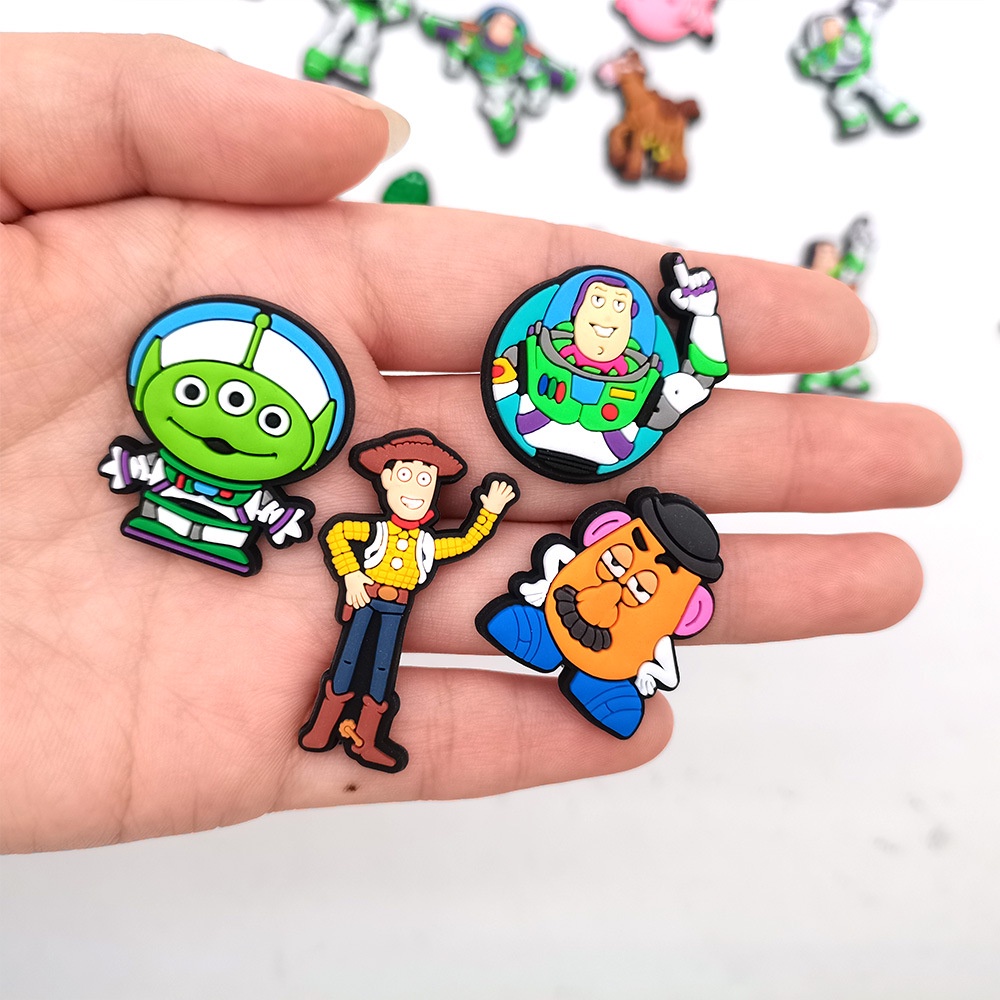 Ghim Cài Giày Trẻ Em Hình Nhân Vật Hoạt Hình Toy Story Buzz Lightyear Jibitz Croc Pin / Jibits / Jibbitz Dễ Thương