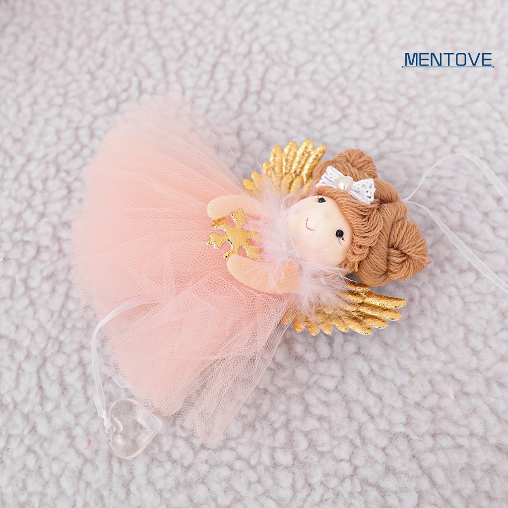 Búp Bê Vải Treo Trang Trí Cây Thông Giáng Sinh Tinh Tế Họa Tiết Hoạt Hình