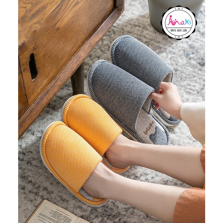 Dép Bông Đi Trong Nhà Sang Trọng LuluPo, Dòng Dép Cao Cấp Đẹp Sang Ấm Êm Chuẩn Hình Mokimart