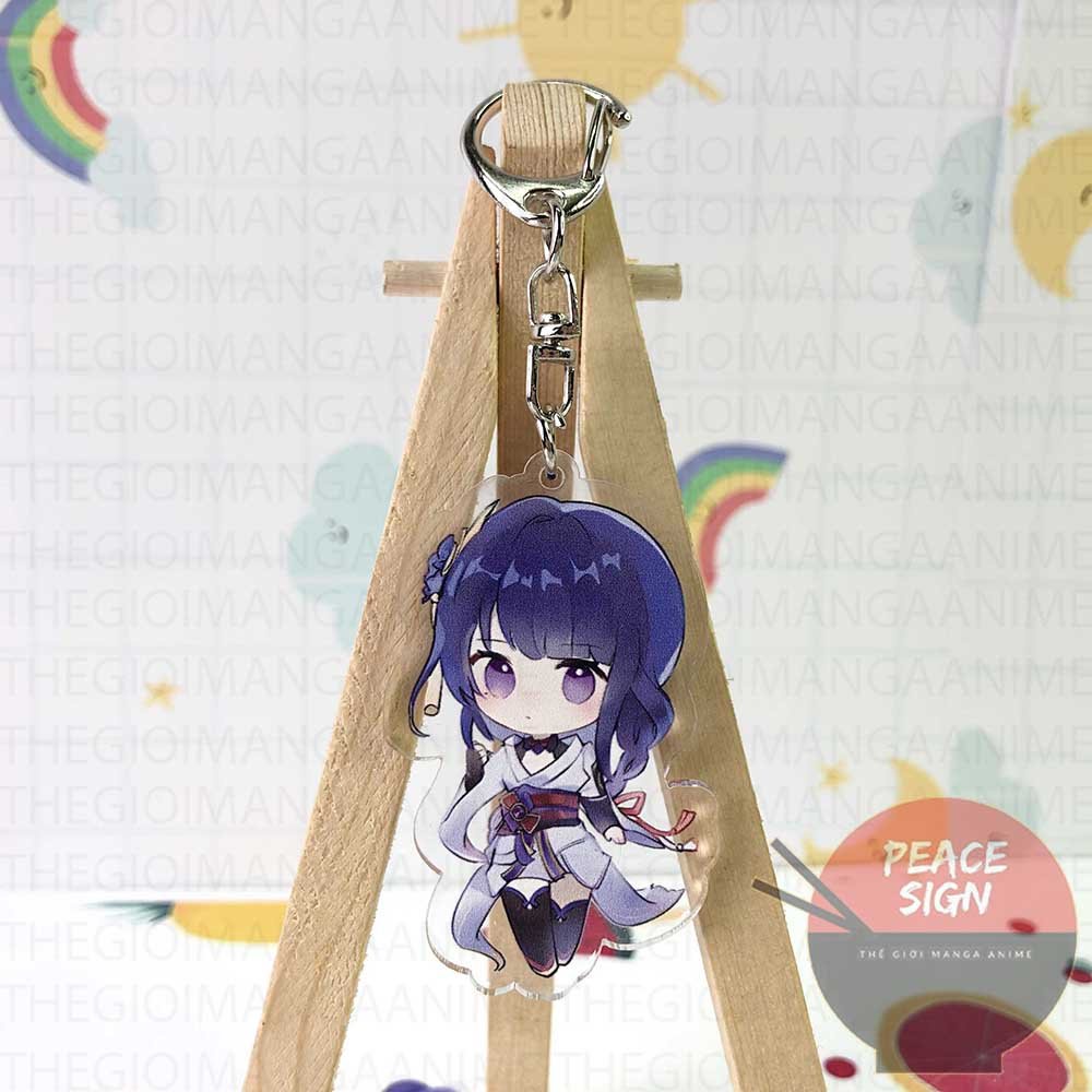 ( Mica trong acrylic ) Móc khóa game GENSHIN IMPACT ver NORMAL chibi anime quà tặng xinh xắn