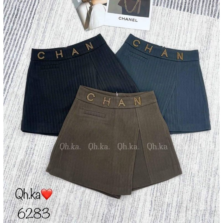 Quần váy dạ chữ C cạp hàng QCL1