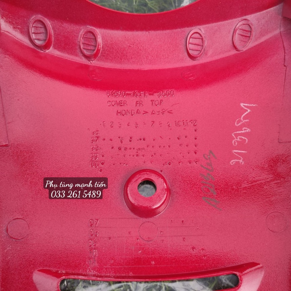 Mặt nạ Wave Thái 110 màu đỏ zin chính hãng Honda Thái Lan