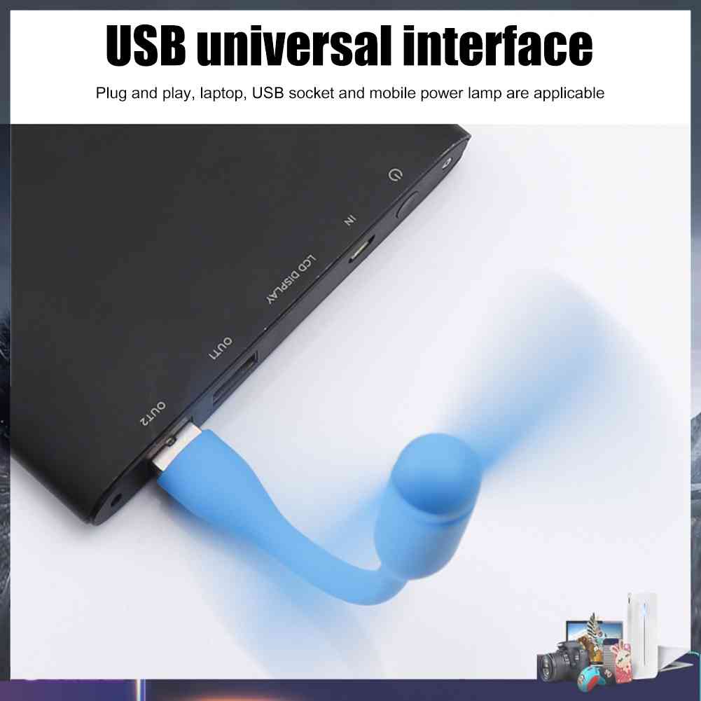 Quạt Mini Làm Mát Cổng Sạc USB Cho Điện Thoại / Notebook / Máy Tính