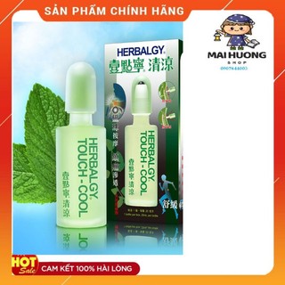 Dầu bi lăn Herbalgy Touch Cool 25ml, 5ml