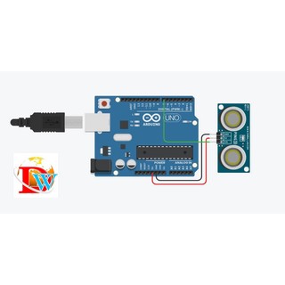 Module Cảm Biến Siêu Âm HC-SR04 + Đế / Mặt Nạ