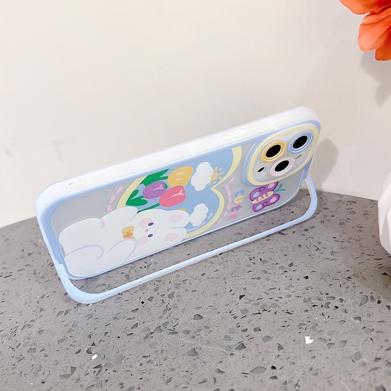 Ốp Điện Thoại Có Giá Đỡ Hình Động Vật Cho iphone7 / 7plus / 8 / 8plus / xs / 11 / 12 / 13 / 14 / pro / max / plus / promax