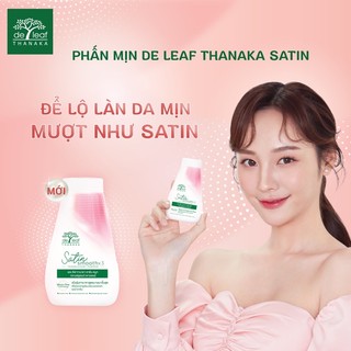 Phấn De Leaf Thanaka Satin Smooth Powder Loose Powder phấn làm mịn và kiềm dầu cho da