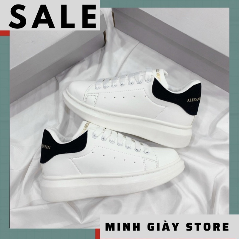 MCQueen Gót Nỉ - Gót Nhung_ Giày thể thao độn đế full size Nam Nữ