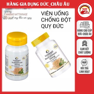 Viên uống chống đột quỵ WARNKE Nattokinase 50mg hộp 60 viên Sản phẩm của Đức
