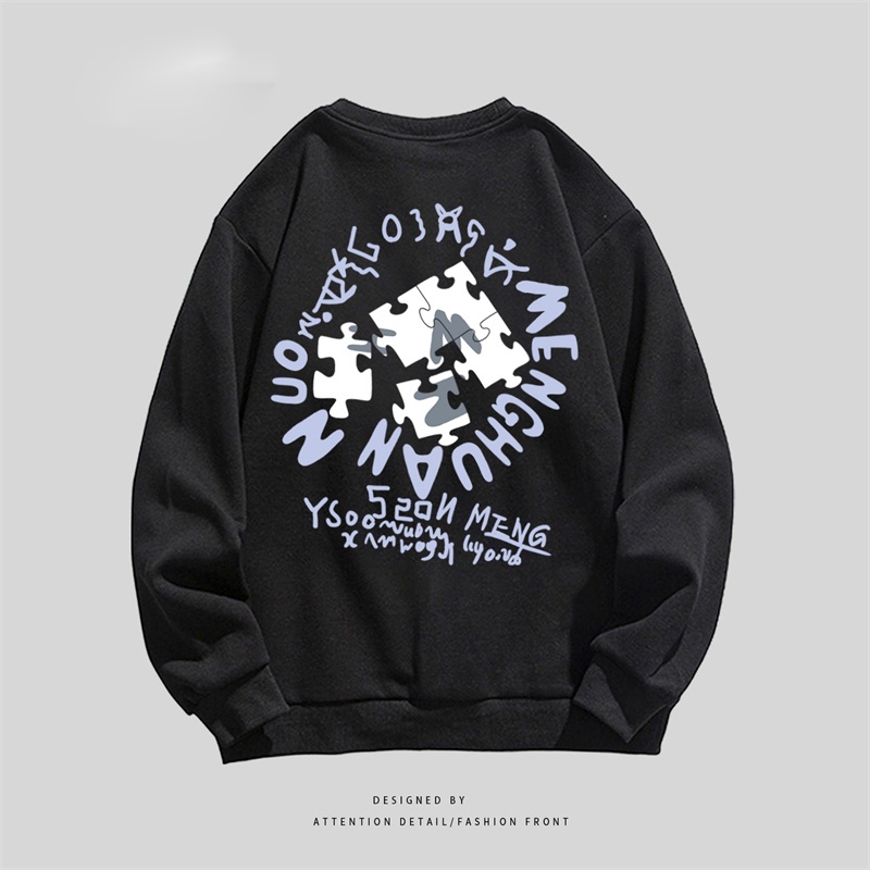 NRVP Áo Thun Nữ Dài Tay Dáng Rộng In Hình Phong Cách Hàn Quốc Mới