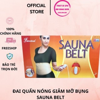  ĐAI QUẤN NÓNG GIẢM MỠ BỤNG SAUNA BELT - BẢO HÀNH CHÍNH HÃNG TOÀN QUỐC  [BH 1 ĐỔI 1]