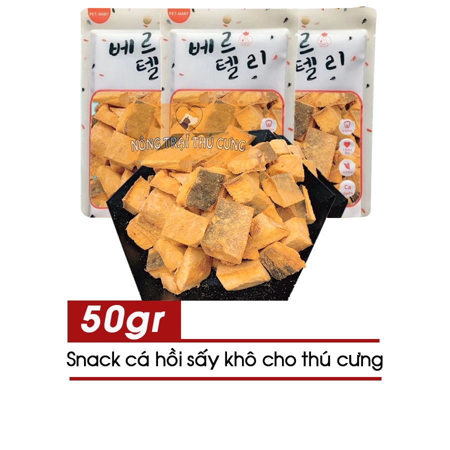 Thức Ăn Mèo Cá Hồi Sấy Khô (Nội Địa Trung)