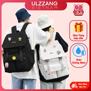 Balo nam nữ đi học Ulzzang basic chống nước, cặp sách laptop phong cách Unisex Hàn Quốc dành cho học sinh, sinh viên.
