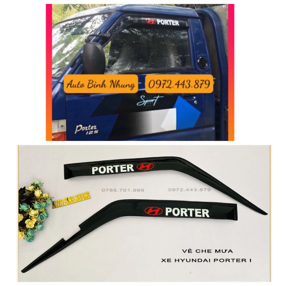 Vè che mưa xe Hyundai porter 1 tấn - 1,25 tấn đời cũ
