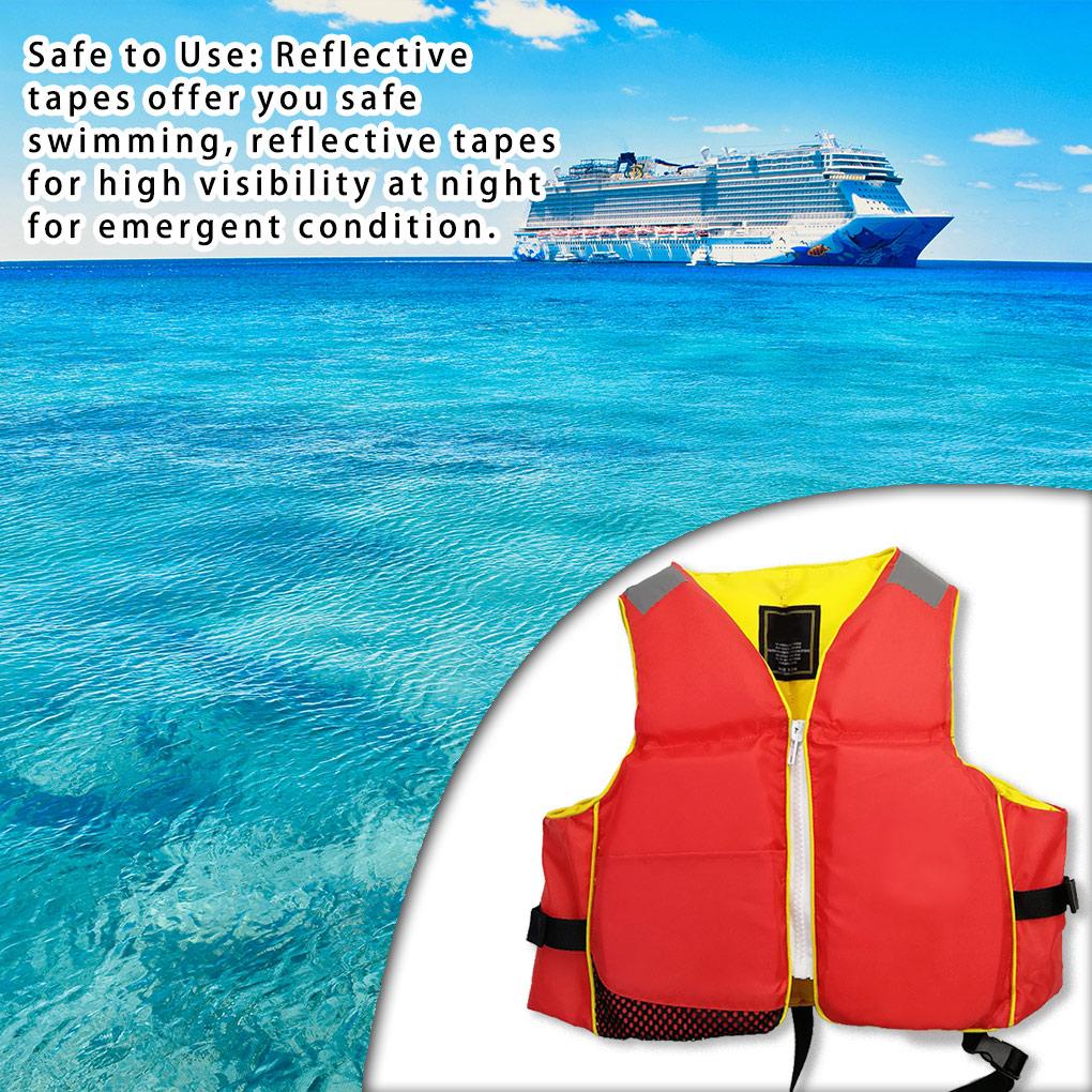 Áo Phao Cứu Hộ Khẩn Cấp Chống Thấm Nước Có Khóa Cài Tùy Chỉnh Tiện Dụng Cho Bé