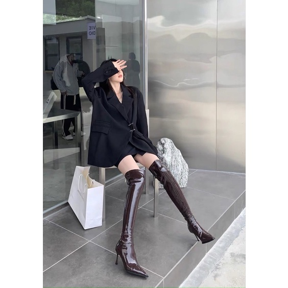 Boot đùi mũi nhọn new 2023