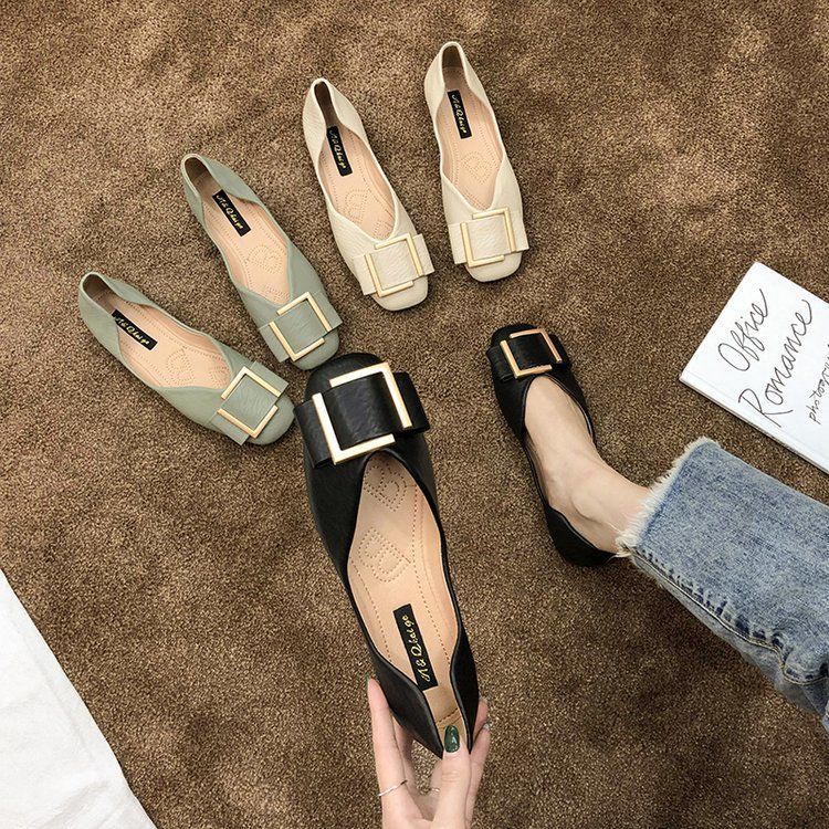 Giày Búp Bê Đế Mềm Size Lớn 35-43 41 42 Thời Trang Cho Phụ Nữ Mang Thai