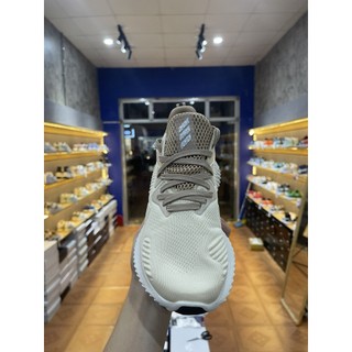 (FREESHIP, VIDEO ẢNH THẬT) Giày alphabounce kem gót tím
