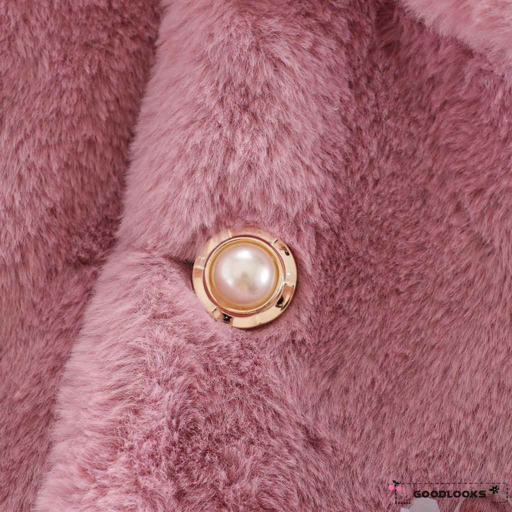 Áo Khoác Cardigan Lông Dày Ấm Áp Đính Nơ Dễ Thương Cho Bé Gái 6-12 Tháng Tuổi