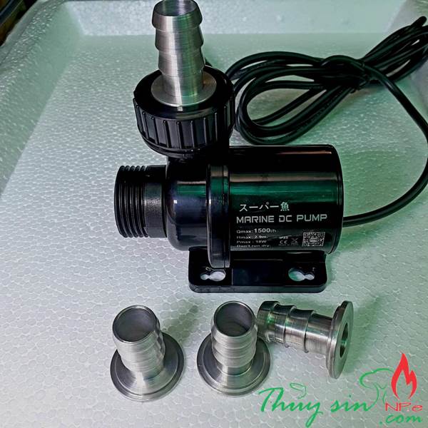 Đầu In/Out bơm Marine | Đầu nối đuôi chuột bơm nước Marine | Cút nối 16 bơm Marine
