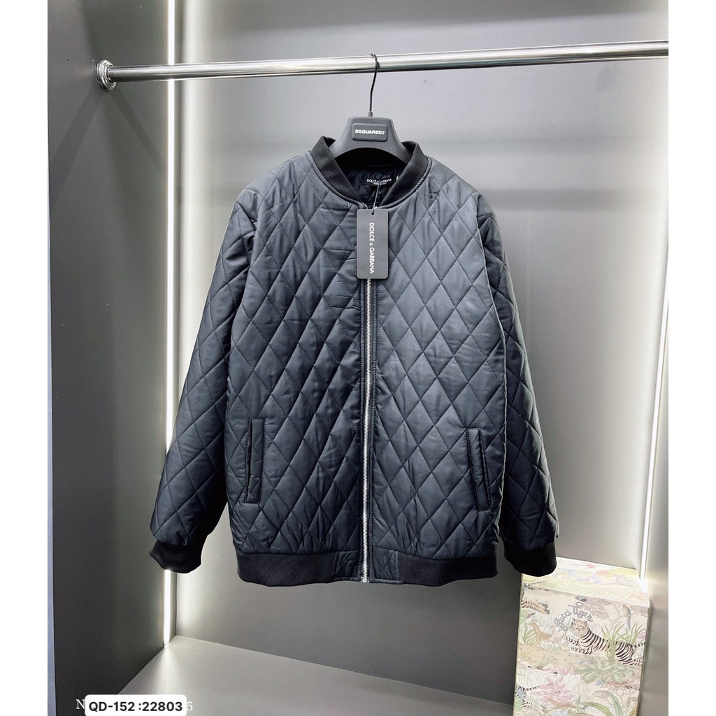 Áo Khoác Bomber D&G Trần Bông Cao Cấp - Áo Khoác D&G Chất Dày Dặn Ấm Áp DT STORE MENWEAR