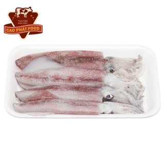 ( SHIP HỎA TỐC HCM ) Mực Ống ( size 300gr - 400gr/con ) Nhập Khẩu thịt giòn ngon, ướp nướng, chiên, xào rau, hấp gừng củ