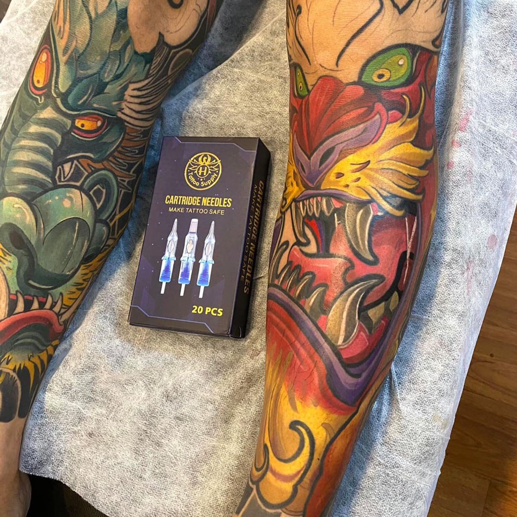 Kim xăm đầu đạn HO CARTRIDGE máy pen tattoo 1 hộp 20 chiếc
