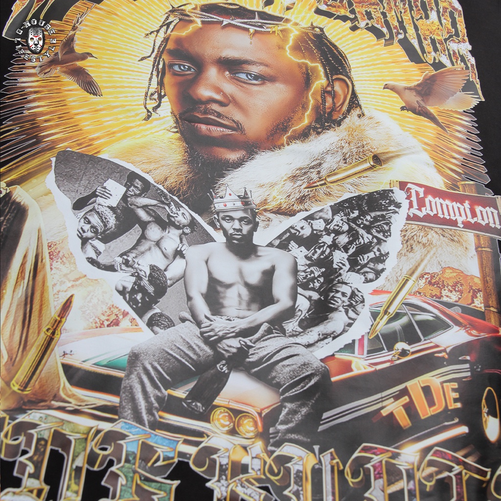 Áo Thun Rapper Kendrick Lamar Phong Cách Hip-hop Unisex G-House Lifestyle