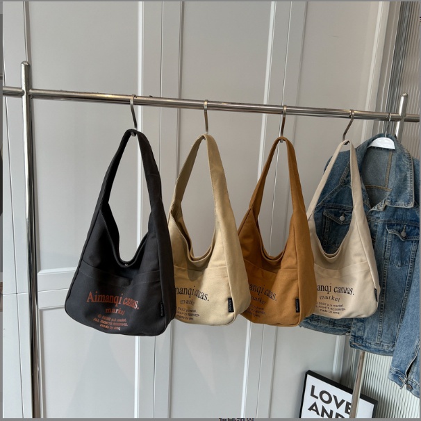 Túi Đeo Vai Vải Canvas Cỡ Lớn Đưng Xách Vở Đi Học Đi Chơi Thời Trang 2022