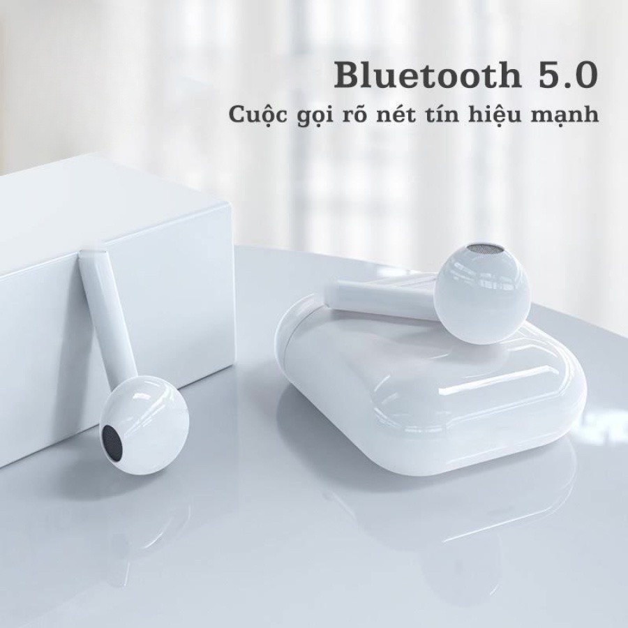 [ Hàng Loại 1] Tai Nghe Bluetooth công nghệ 5.0 Không Dây Cảm Ứng Cực Nhạy Tăng Chỉnh Âm Lượng 1 Đổi 1