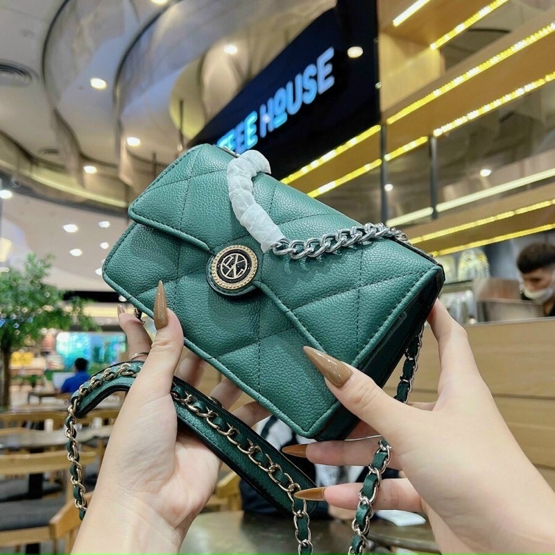 TÚI ĐEO CHÉO XANH LẠNH