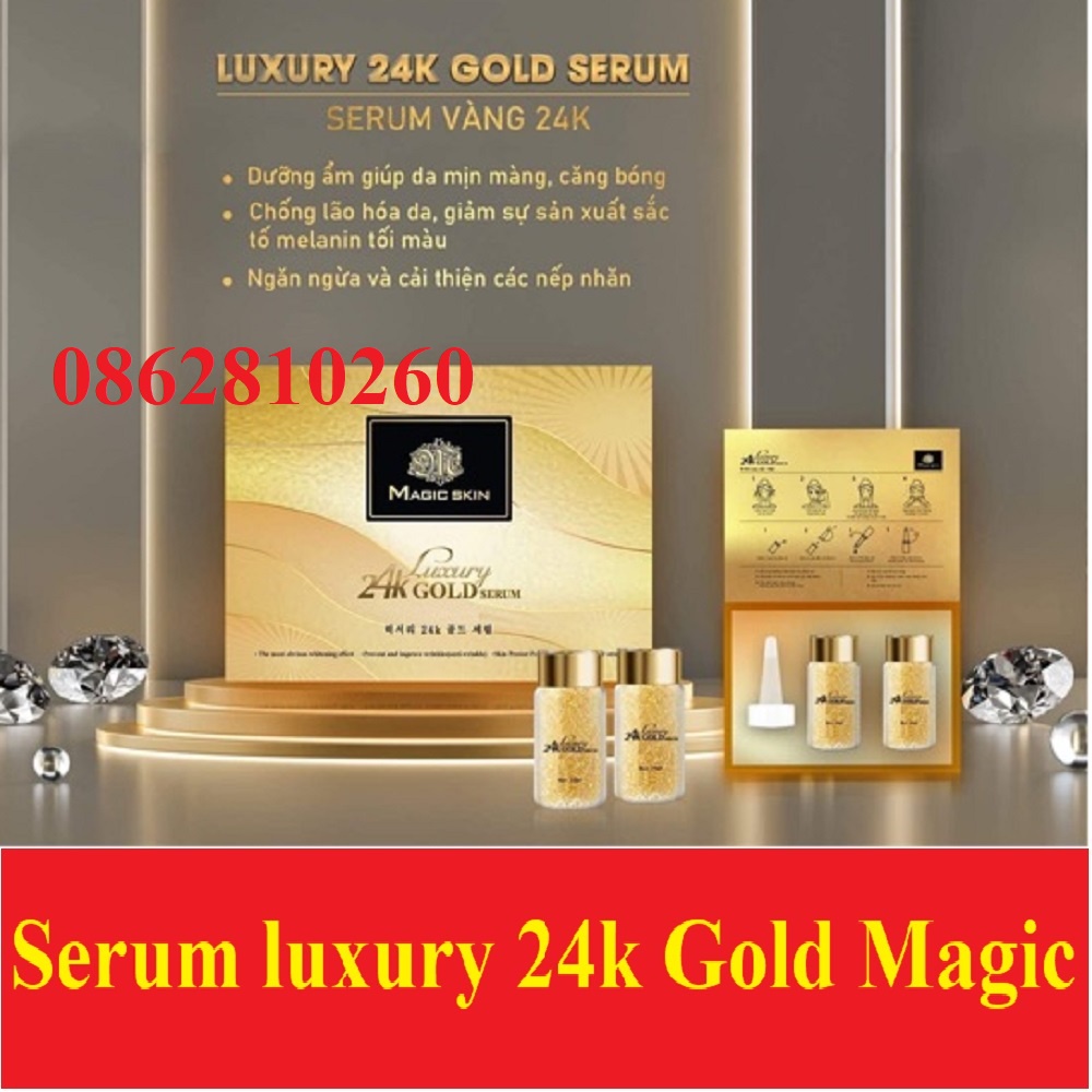 Serum 24K Dưỡng Da đẳng cấp Luxury 24K Gold Serum Magic Skin