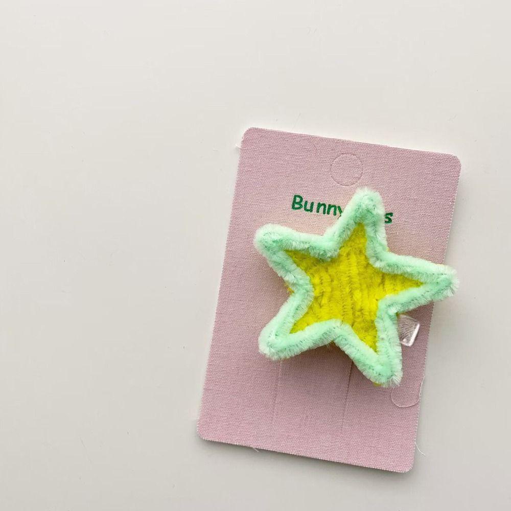 Kẹp Tóc Mỏ Vịt Hình Ngôi Sao Màu Sắc Ngọt Ngào Xinh Xắn Cho Nữ