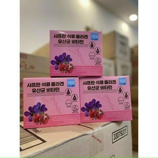 Collagen Lựu Đỏ nhụy hoa Nghệ tây Saffron Bio Cell Hàn Quốc