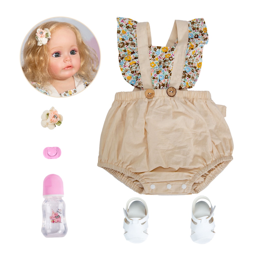 Búp Bê Công Chúa 55cm Bằng Silicone Chống Nước Dùng Làm Quà Tặng Cho Bé