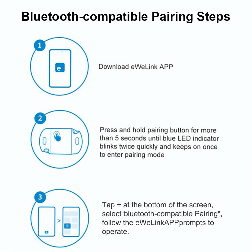 Công Tắc Thông Minh 2 4Ghz AC 90-250V 10A 2200W Điều Khiển Từ Xa Không Dây Chống Cháy