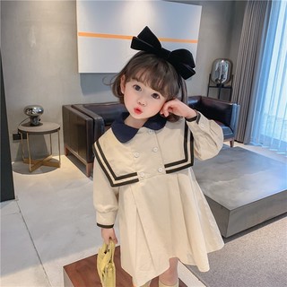 Đầm thủy thủ thiết kế mới thời trang 2022 dành cho bé gái