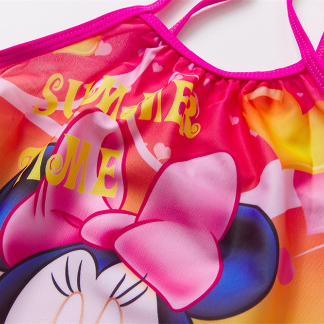 Bộ Đồ Bơi Một Mảnh In Họa Tiết Hoạt Hình Thời Trang Mùa Hè 2022 Cho Bé Gái