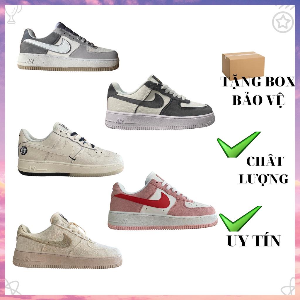 Giày thể thao A_F1 AI.R cao cấp với 5 mẫu thịnh hành 2022,Giày sneaker AF.1 âm dương- study- tym hồng Hàng S.Cấp full pk