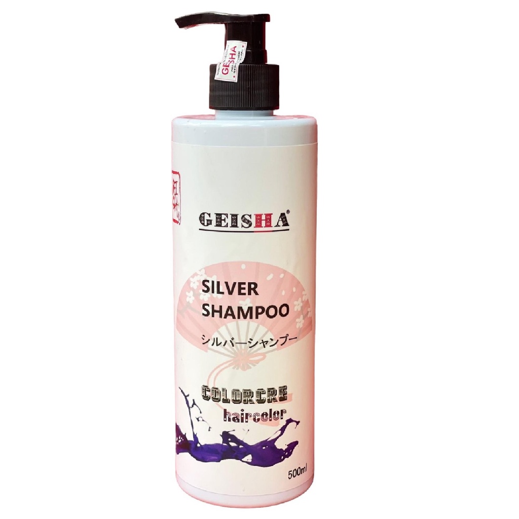 Dầu Gội Khử Vàng GEISHA 500ml