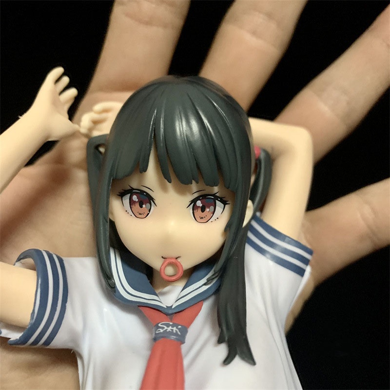 Mô Hình Nhân Vật Nữ Anime Fuku No Mannaka 28cm Bằng PVC Có Thể Tháo Rời