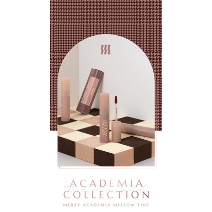 Son Kem Lì Merzy Academia Mellow Tint / Son Thỏi Lì Merzy Academia Cotton Lipstick