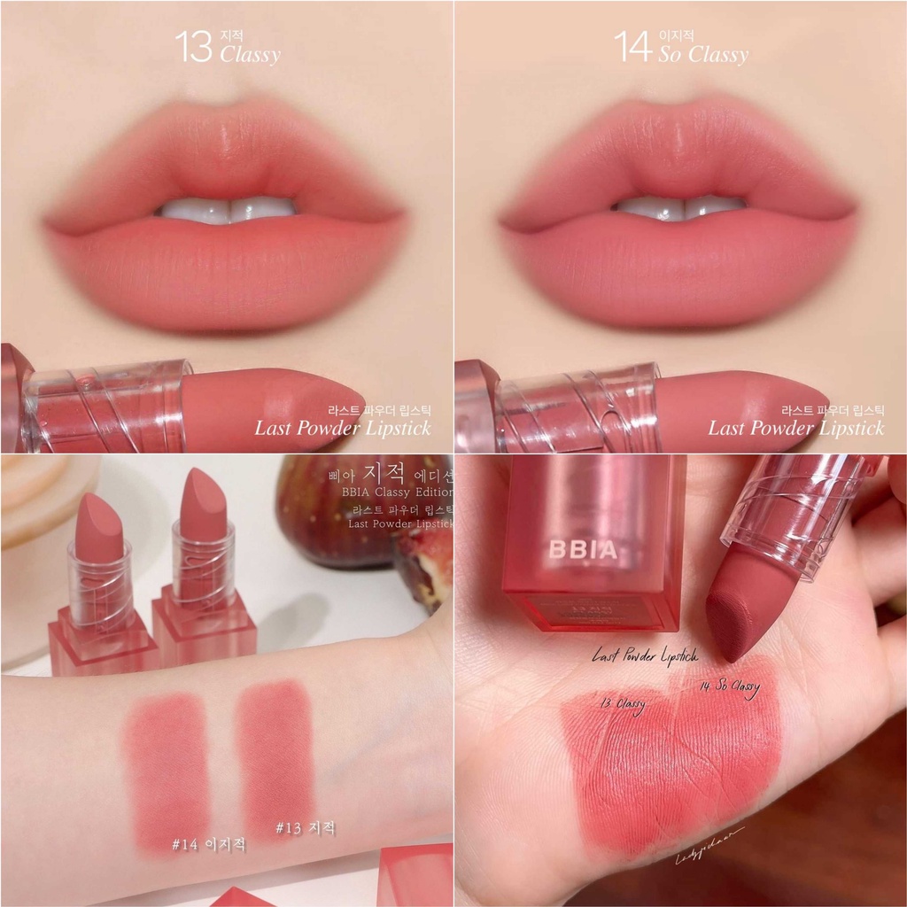 Son thỏi Bbia Last Powder Lipstick