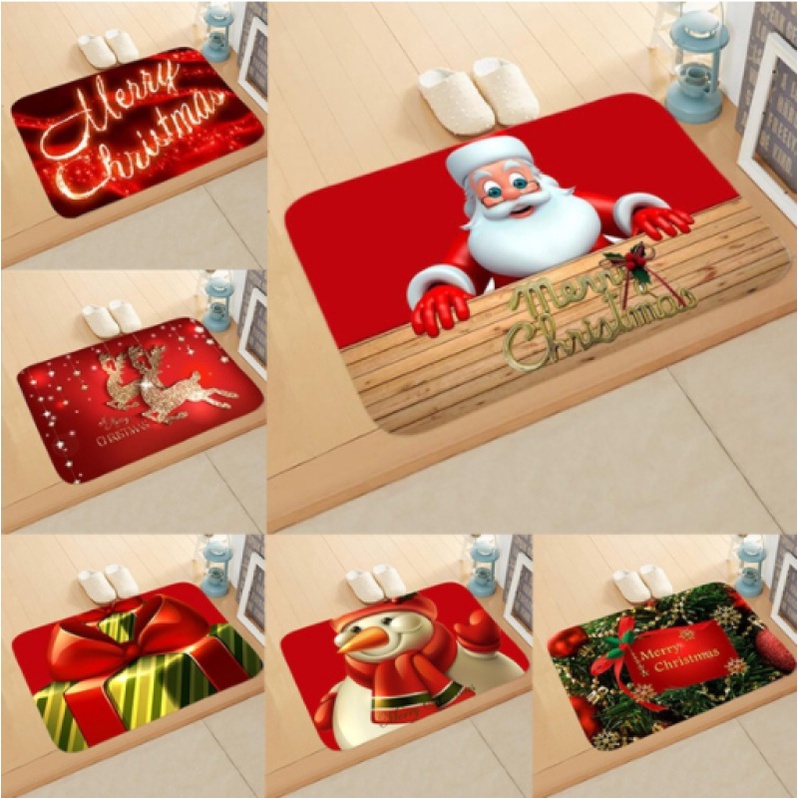 Thảm lót sàn Lông Cừu San Hô Chống Trượt Thấm Hút Tốt 50x80cm