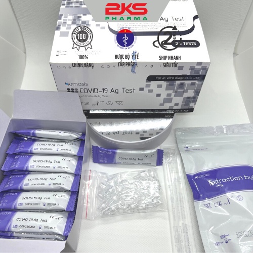 Bộ xét nghiệm nhanh Covid-19 Humasis, Test thử nhanh kháng nguyên virus Corona
