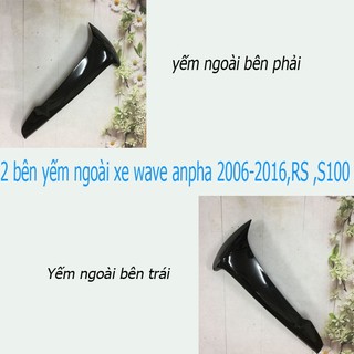 Yếm ngoài xe Wave RS100 - Wave Anpha 100 - Wave S100 đời 2006 đến 2016