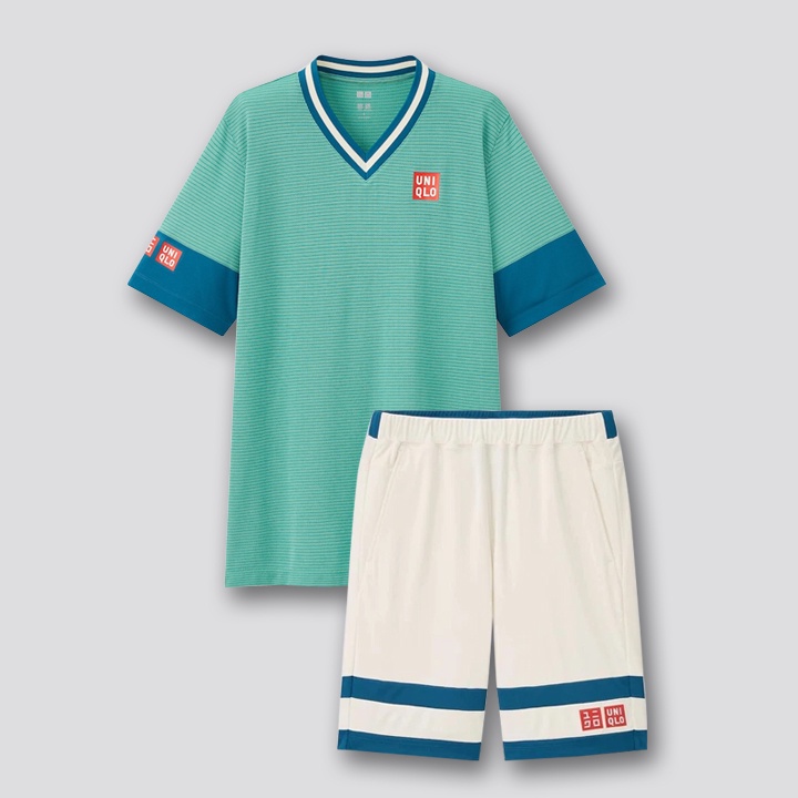 Bộ quần áo thể thao tennis Uniqlo Nishikori chính hãng 2021
