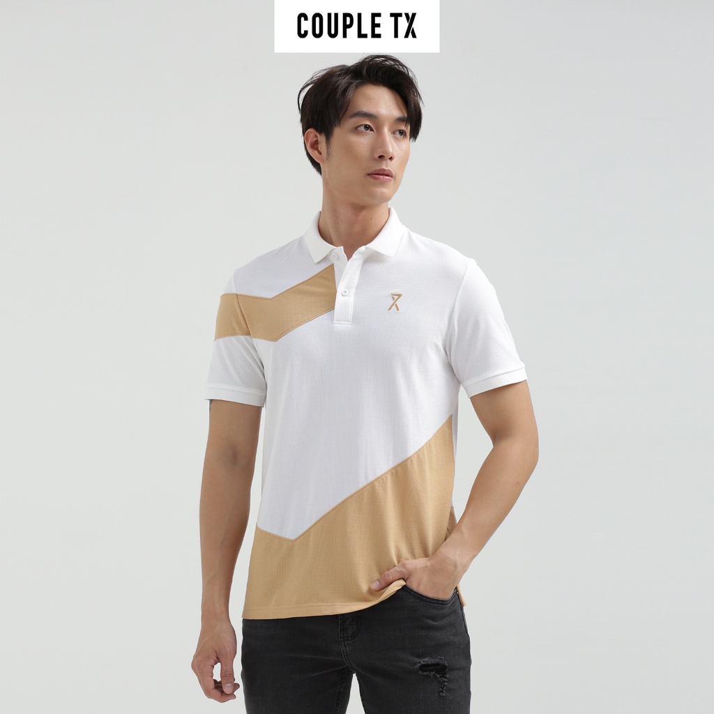 Áo Polo Nam Couple TX Regular Fit Phối Màu MPO 1021