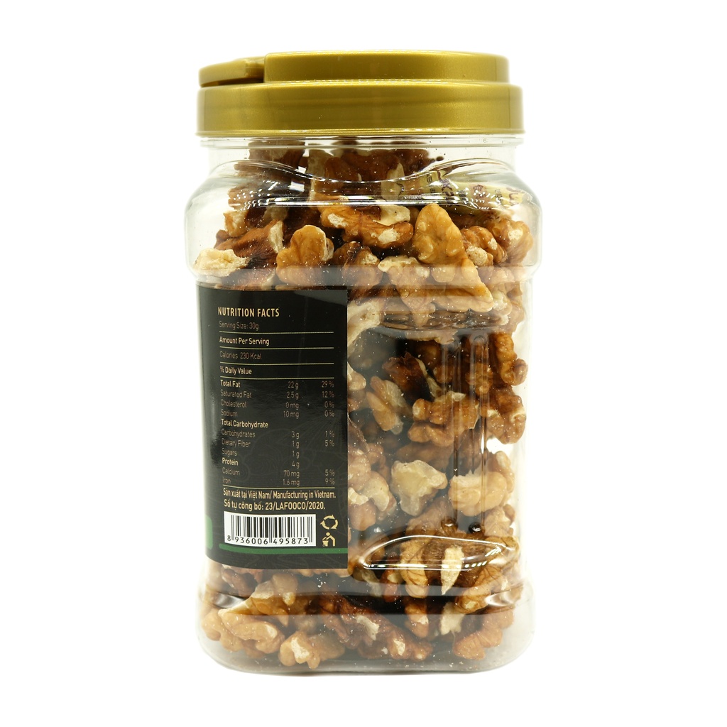 Nhân Óc Chó Mỹ Sấy Không Muối LAFOOCO 300g Unsalted walnuts